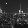 New York vanaf Top of the Rock  in  zwart-wit van Teuni's Dreams of Reality