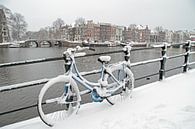 Das verschneite Amsterdam an der Amstel von Eye on You Miniaturansicht
