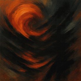 Cuivre abstrait sur Moonheart Artworks