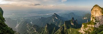 Uitzicht vanaf de Tianmen Berg