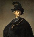 Old Man with a Gold Chain, Rembrandt by Rembrandt van Rijn thumbnail