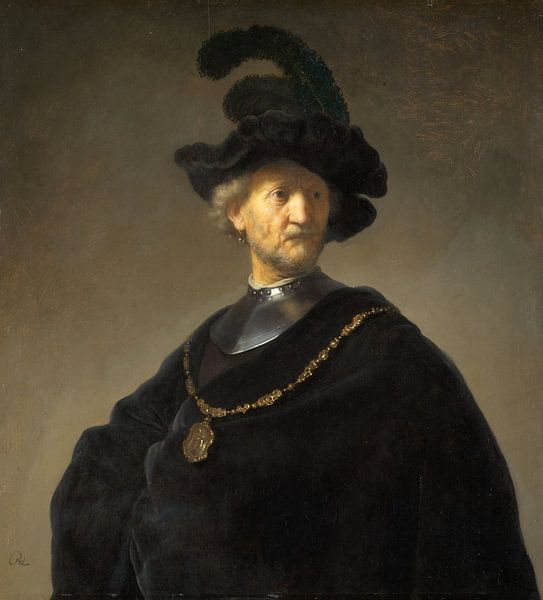 Old Man with a Gold Chain, Rembrandt by Rembrandt van Rijn