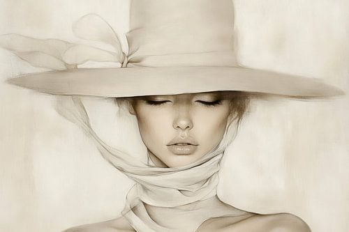 De vrouw met de hoed