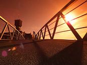 "orange sunset" van Pascal Engelbarts thumbnail