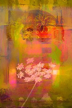 Die Toskana. Blumen in Italien.