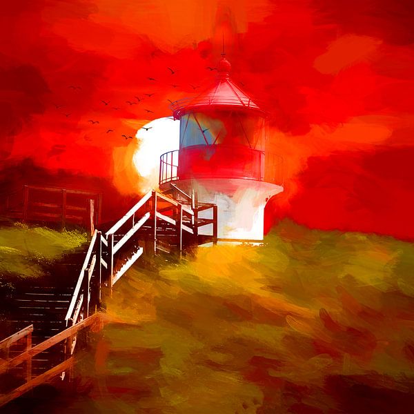 Nordseeinsel Amrum - Unterfeuer van Andreas Wemmje