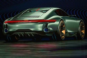 Porsche Cyber 6, voiture de sport. Voiture concept sur Gert Hilbink