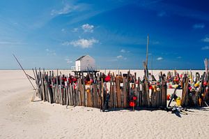 Ertrinkende Hütte auf Vlieland - allein mit dem Wind