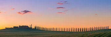 Panoramafoto van Agriturismo Poggio Covili van Henk Meijer Photography