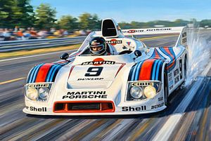 Jacky Ickx au volant de la Porsche 908/80