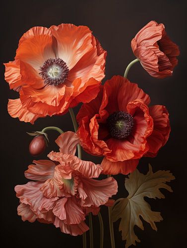 Nature morte aux coquelicots