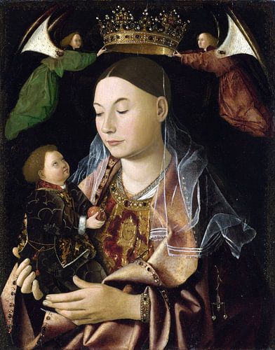 Antonello da messina, De Maagd met Kind, 1460