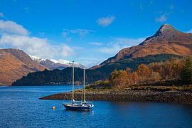 Loch Leven, Pap of Glencoe mountain, Scotland, UK by Arch White