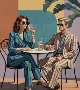 Terrace dialogues in Stripes