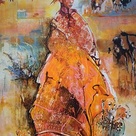 Afrikanische Schönheiten von Janny Schilderink......Atelier "de Tuute "