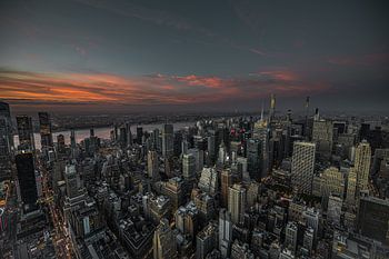 New York City im Sonnenuntergang