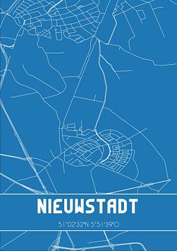 Blueprint | Map | Nieuwstadt (Limburg) by Rezona