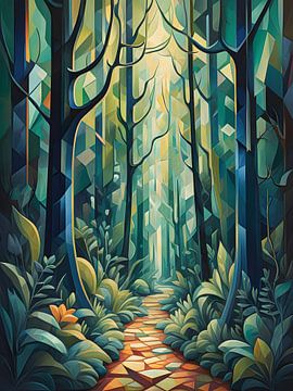Deep forests with a magical atmosphere by Bart Veeken