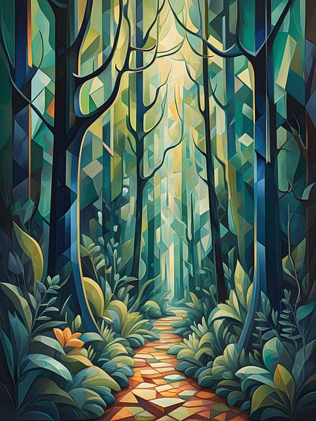 Deep forests with a magical atmosphere by Bart Veeken