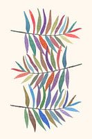 Coloured leaves