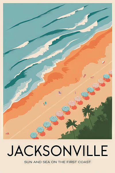 Jacksonville, Florida Vintage Travel Poster par Poster Art Shop