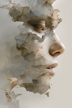 Frau abstrakte Wand Kunst von Egon Zitter