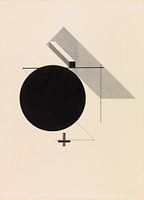 EL LISSITZKY, Proun IV, 1923