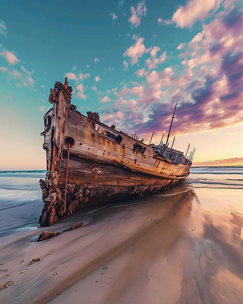 Op weg langs de zee van fernlichtsicht