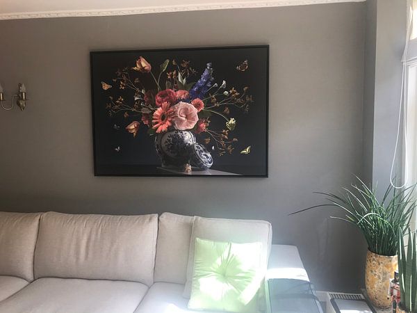 Customer photo: Royal Beauty FlowerArt by Fine Art Flower - Artist Sander van Laar, on canvas