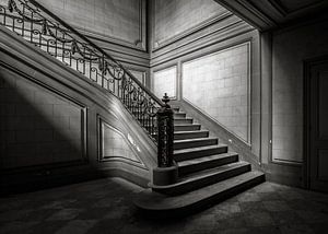 Treppe 2 schwarz/weiss von Olivier Photography