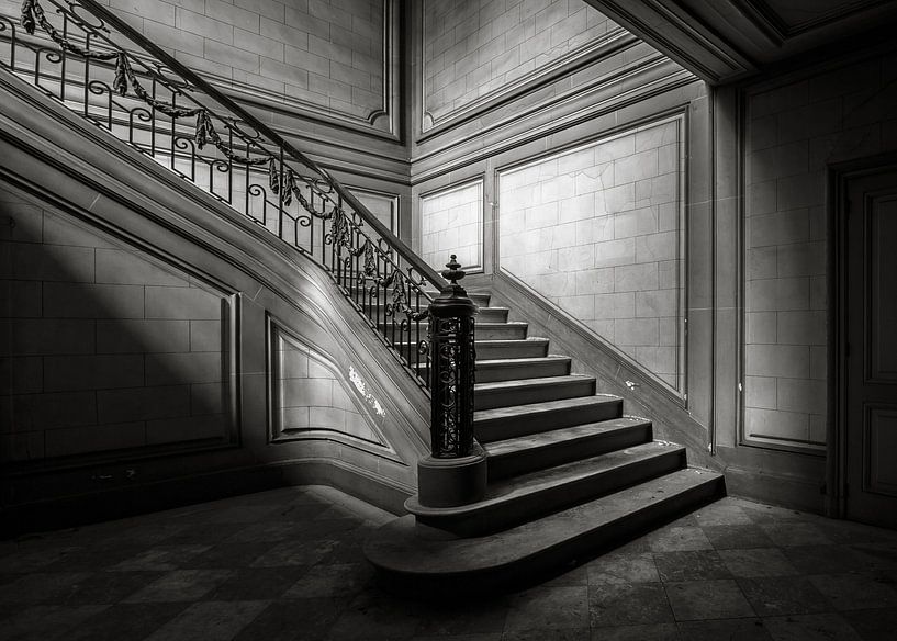 Escalier 2 noir/blanc par Olivier Photography