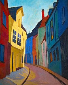 Eine Straße in Kopenhagen