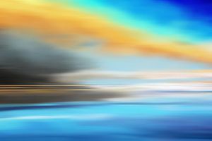 Seascape motion painting