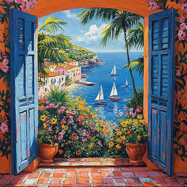 Henri Matisse inspires Open Window by Niklas Maximilian