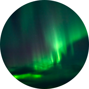 Noorderlicht (Aurora Borealis) in IJsland van Anton de Zeeuw