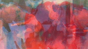 Levendige abstracte vormen en lijnen