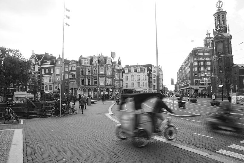 Muntplein Amsterdam van Menno Bausch