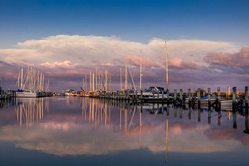 Schöne Farben Hafen in Dänemark von Fotografie Heidy Wemhoff