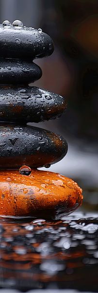 Zen stones in balance by Poster Art Shop