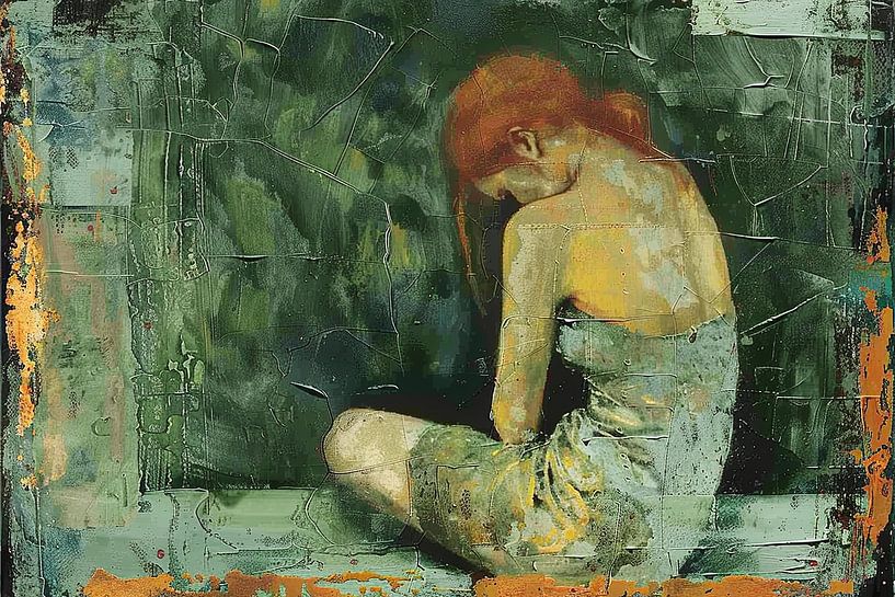 malerisches Frauenporträt von Egon Zitter