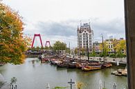 Vue sur le Willemsbrug Rotterdam depuis les Maisons du Cube. par Merijn Loch Aperçu