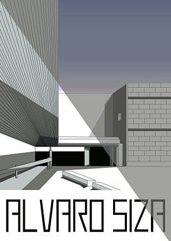 Alvaro Siza 5 - Sky & Grey Triangle