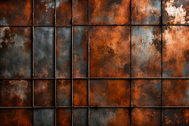 Rost und Patina im Raster