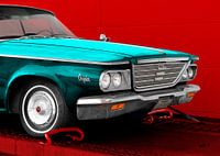 1964 Chrysler Newport in cyan