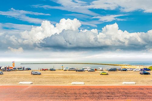 Summer day at the Zeeland coast