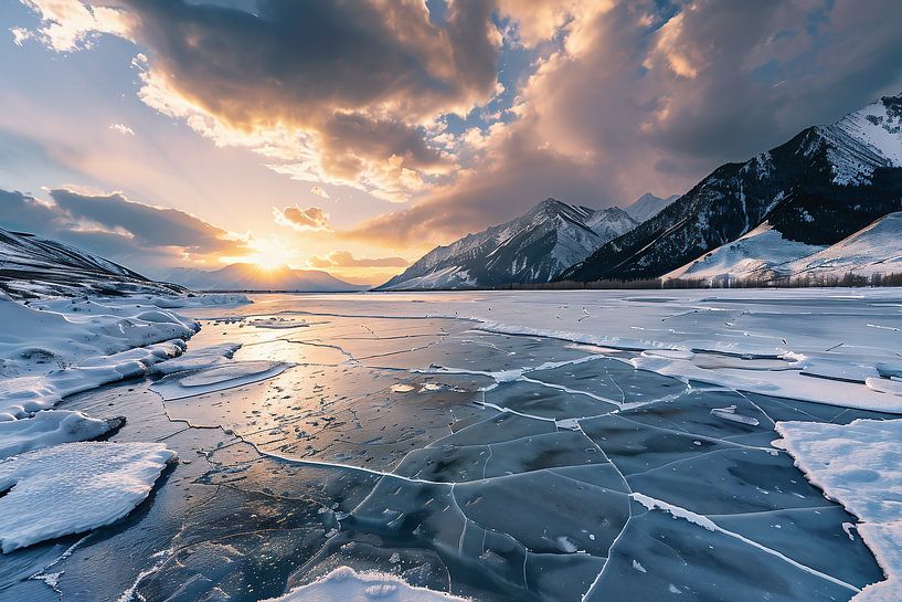 Lichterzauber zwischen Gipfeln von fernlichtsicht