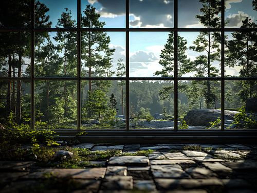 look out of the window