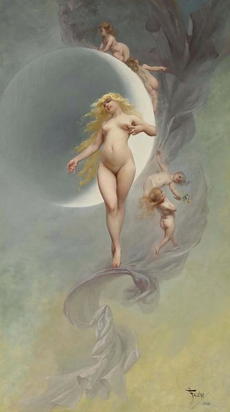 Luis Ricardo Falero - Der Planet Venus (1882) von Peter Balan