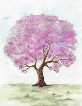 Kirschbaum in Blütenpracht von Sandra Steinke