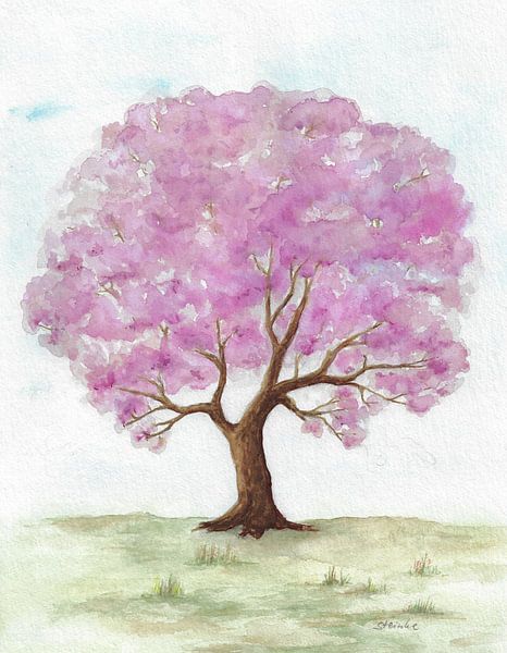 Cerisier en fil de fleur par Sandra Steinke